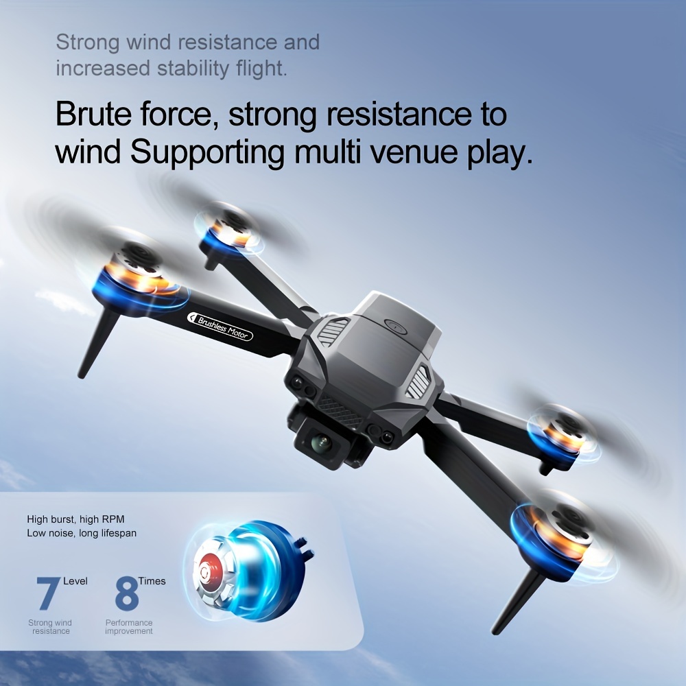 F198 7 level Wind Resistance Brushless Drone Optical Flow - Temu