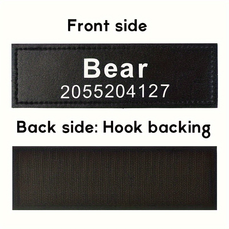 TEMU Custom Patch 2 Pieces Dog Vest Patches Personalized Removable Tactical Patches For Dog Harness Service Dog In Training And Dog Halter Patches With Hook And Loop