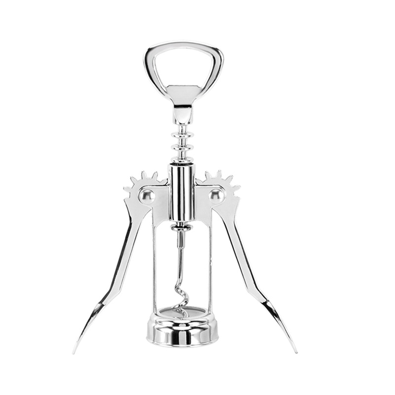 Multifunctional Wine Opener | Zinc Alloy Bottle Opener with Cork Screw and Pour Spout
