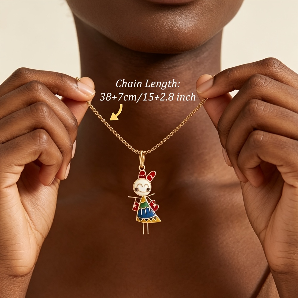 Custom Hand-Painted Dainty Necklace — Personalized Gift