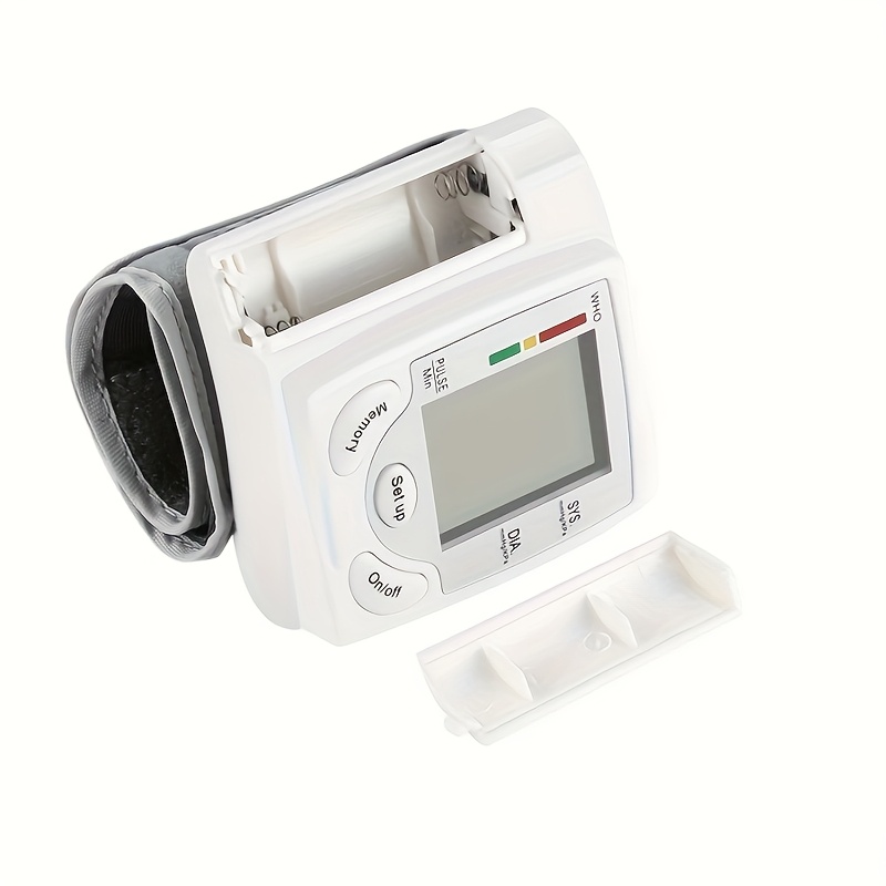   kun wrist electronic blood pressure monitor for adults professional   grade bp sphygmomanometer with lcd display adjustable cuff memory   menu   monitoring batteries not included blood pressure monitor for home userfriendly design comfortable cuff fit Product details 5