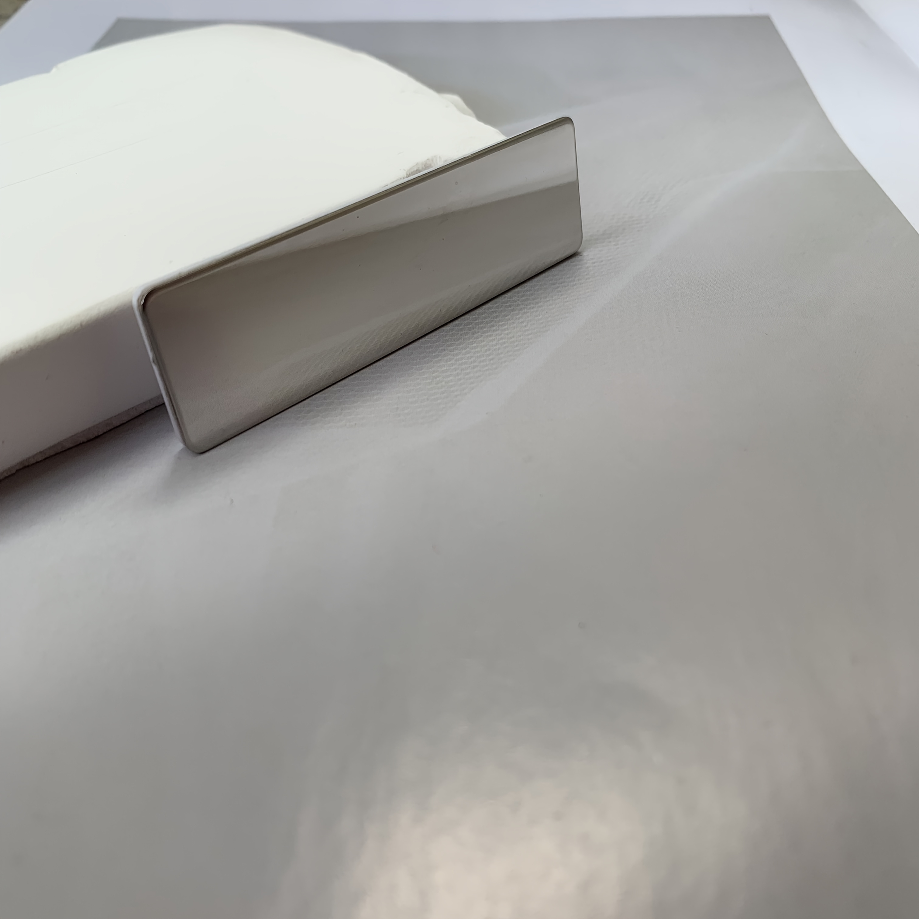 TEMU Customized Personalized Name Badge, Work Id Card, Contact Name Metal Plate With , High-end Non-fading Laser Engraved Pin, Suitable For Service
