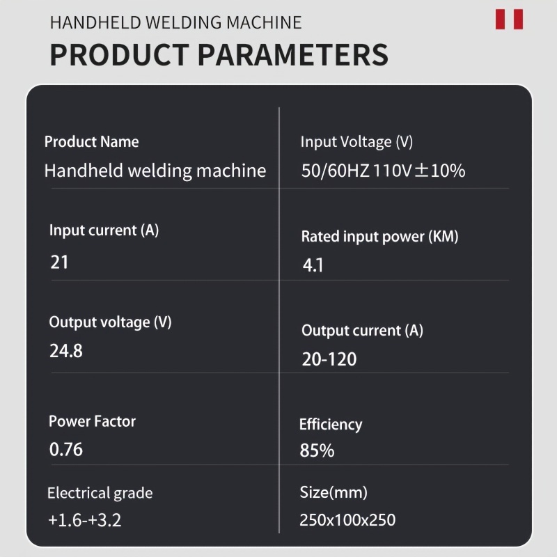 110v handheld arc welder digital intelligent current thrust electrodes 4600w handheld arc welder home electric welder fully automatic smart welder details 6