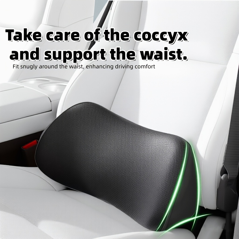 Luxury Car Waist Cushion - Breathable Mesh Back Cushion, Reduce Driving Fatigue, Ergonomic Car Seat Waist Cushion - Long Distance Travel Comfortable Waist Cushion, No Deformation, Fit the Back Curve, Car Interior Upgrade Accessories