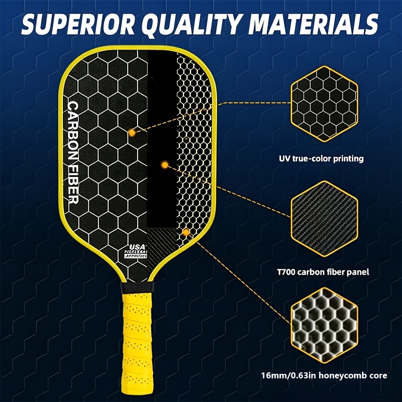 T700 Carbon Fiber Padel Racket Set for Training
