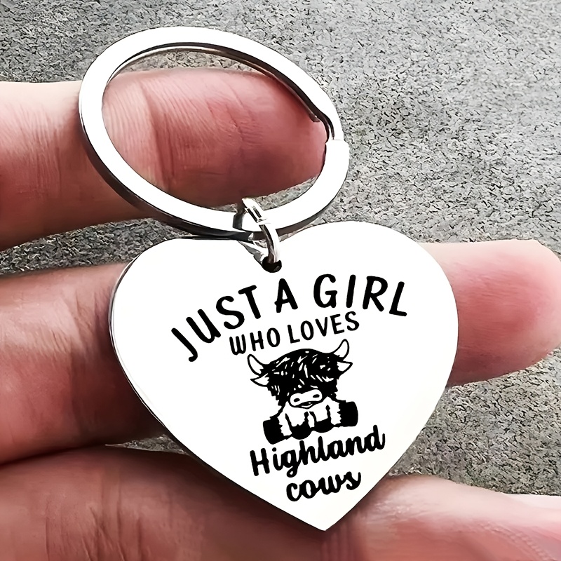 

Steel Keychain - & , -shaped