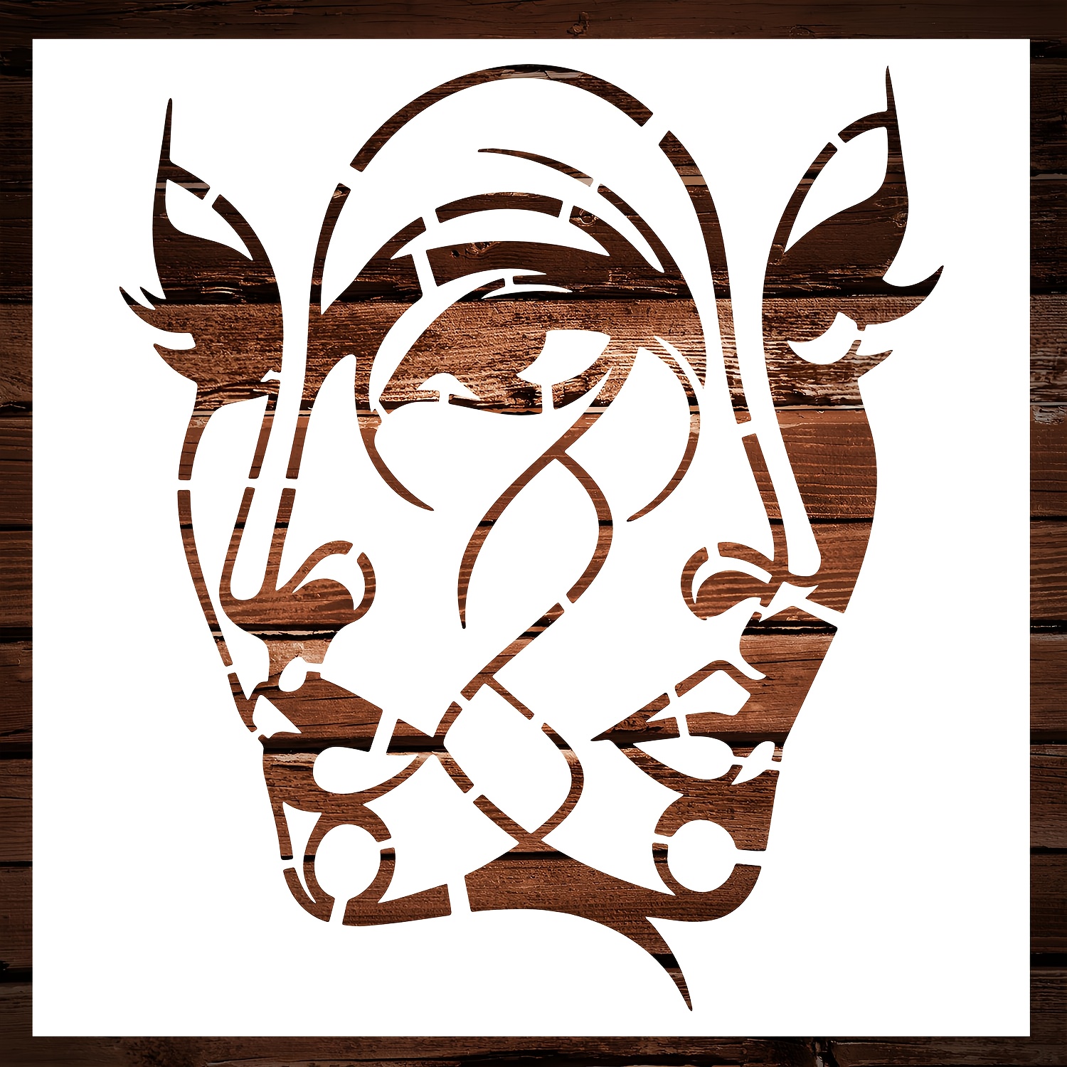 E-shop Abstrakte Körper-Schablone Wiederverwendbar 30 x 30 cm (11,8 x 11,8 Zoll) zum Malen mit Pinsel Zeichenschablonen für Bastelarbeiten Wandkunst