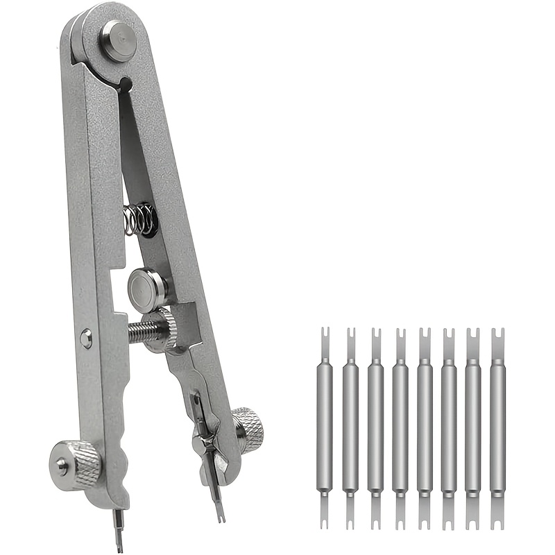 TEMU Watch Spring Band Pliers Tool Set, 10-pin Watch Band Pliers, Watch Band Repair And Disassembly Tool, Spring Pliers Tweezers, Watch Needle Band