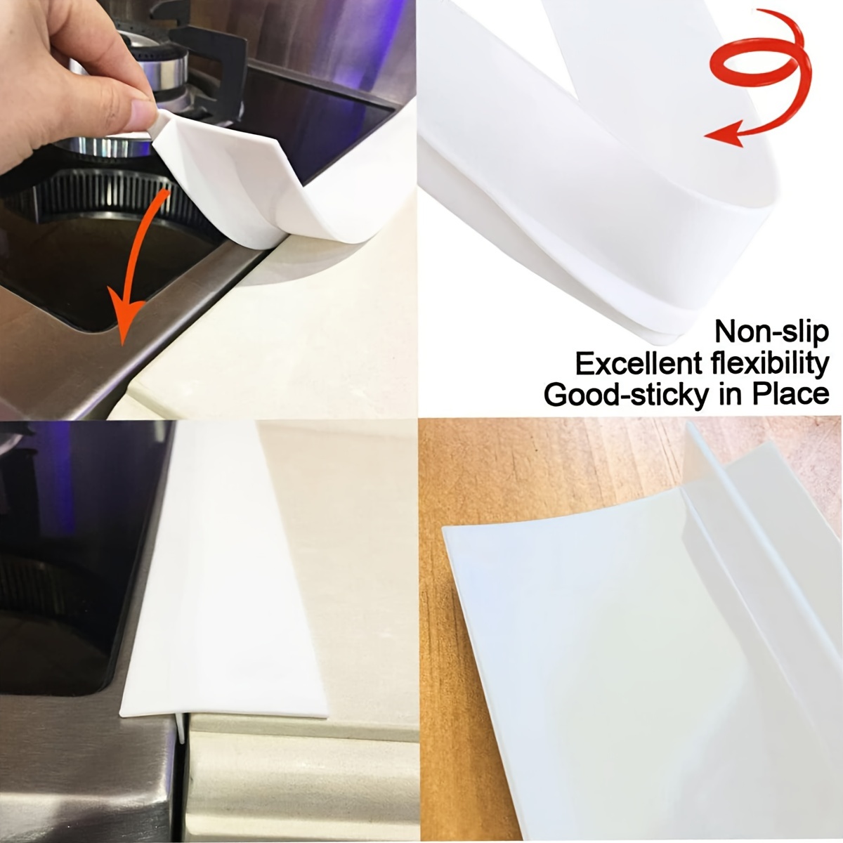 silicone stove counter   cover kitchen counter   filler   resistant between appliances 63cm 24 8in details 6