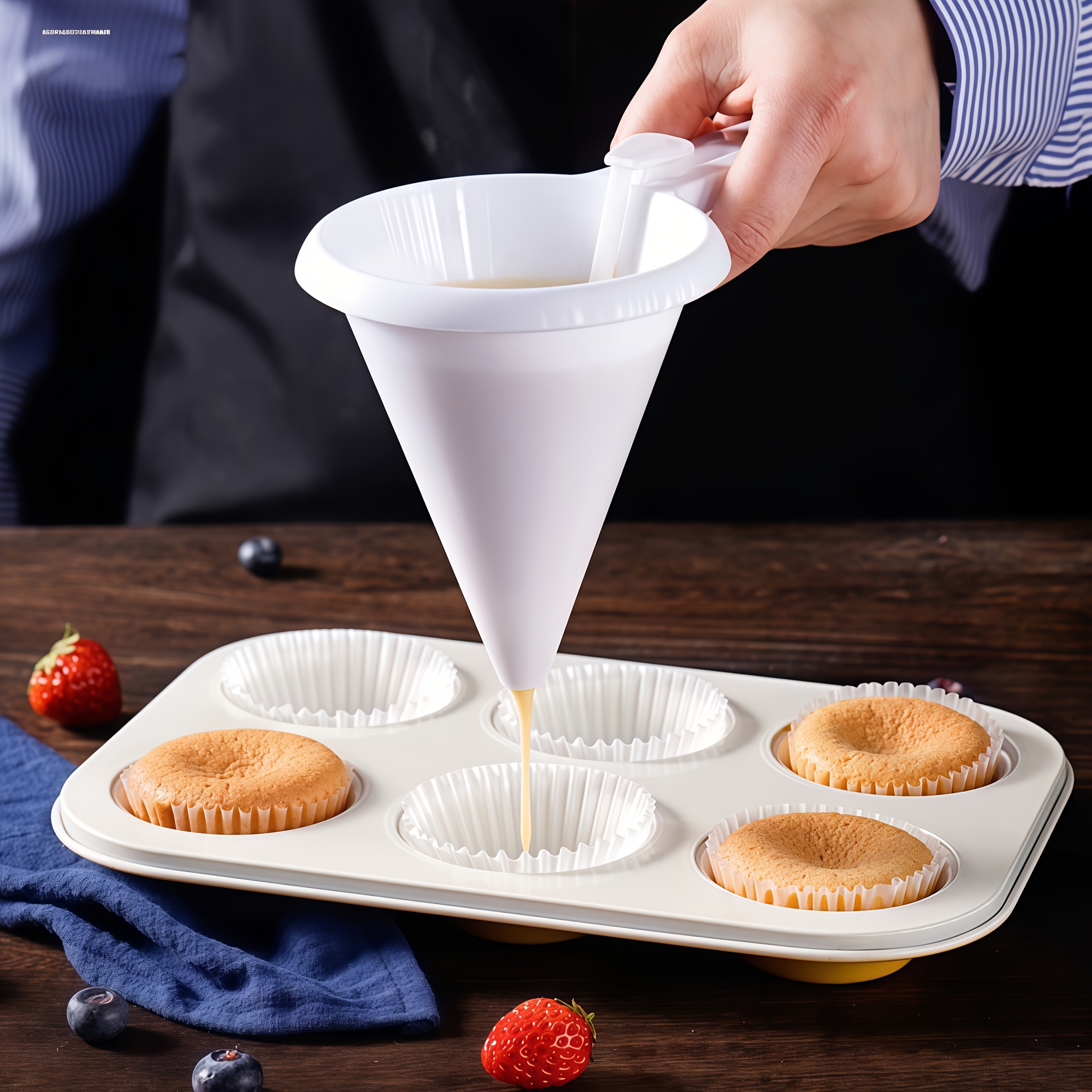 1  baking tool cream cake divider cream funnel batter funnel