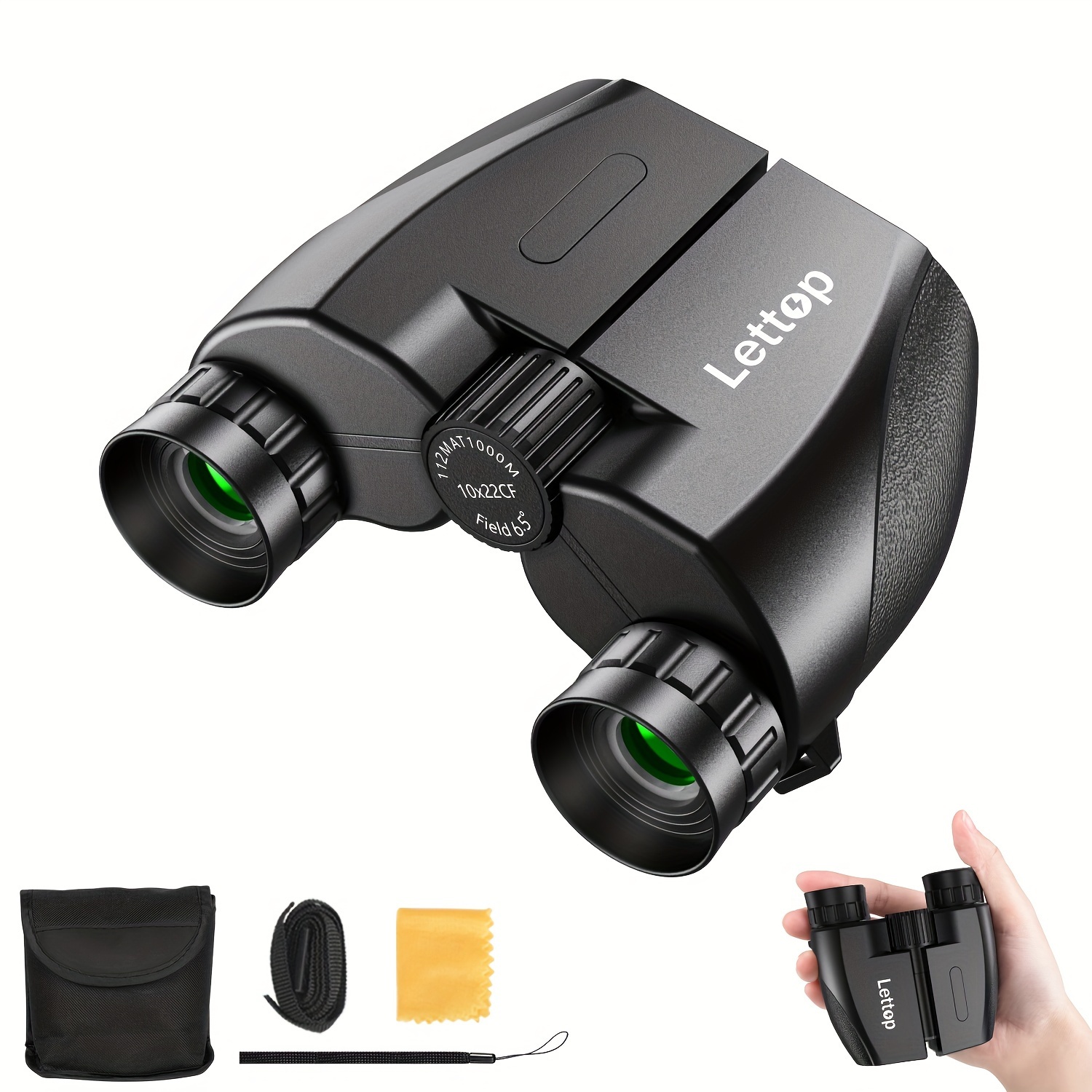 TEMU Binoculars For Live , 10x Magnification