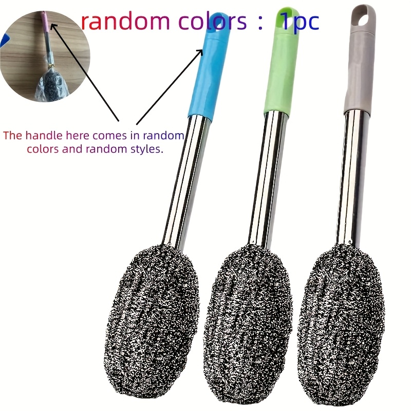 Toilet Brush With Extended Handle - Powerful Cleaning Bristles, Ergonomic Grip, In Multiple Colors, For Deep Cleaning Bathroom Surfaces