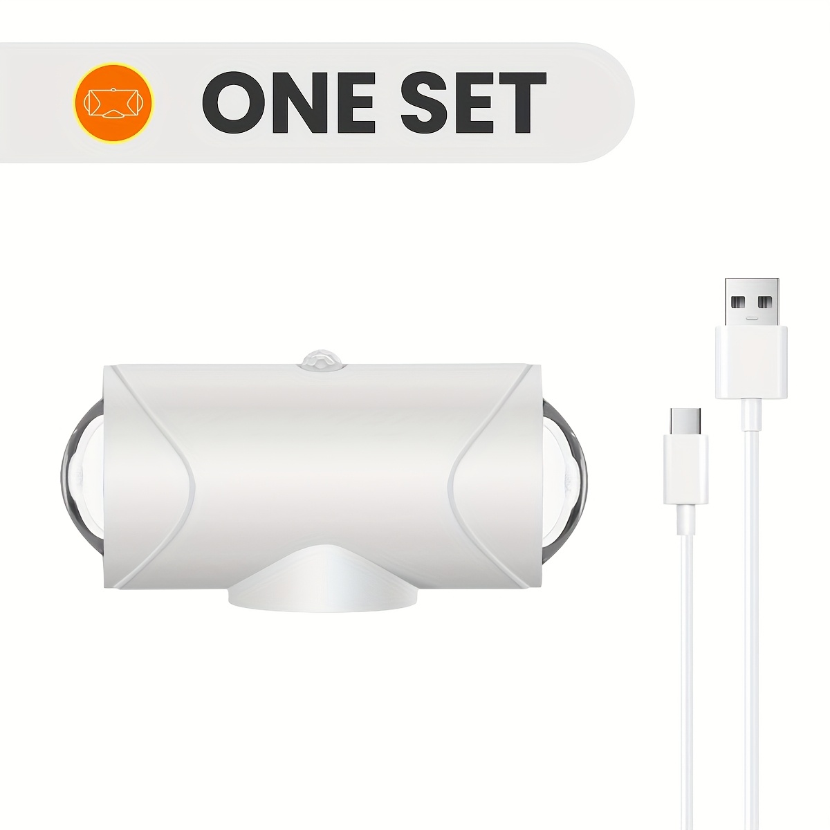 4/2/1 Intelligente LED-Nachtlicht mit Bewegungssensor, 3 Beleuchtungsmodi, RGB-Farbwechsel, Magnetisch wandmontierbar und USB-aufladbar für Eingangsbereich, Schlafzimmer, Schreibtisch & Kleiderschrank