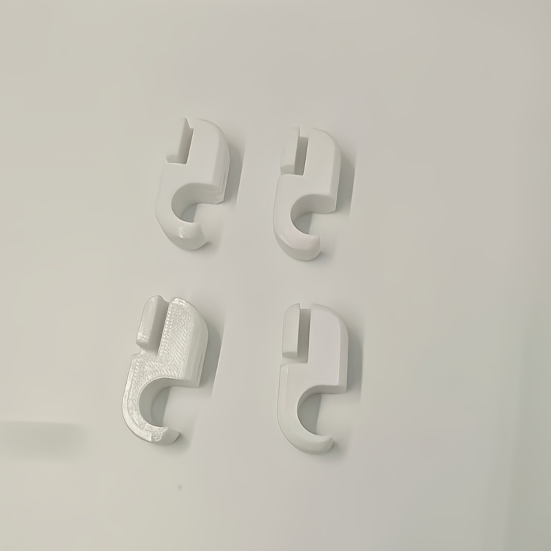 TEMU 4 Laundry Line Repair Clamps, No Tools Required For Fixing Laundry Line Brackets, Used To Replace Broken Rods, Suitable For 14mm Tubes And 2-3mm