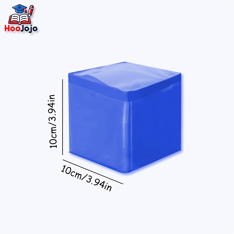 TEMU Insertable Dice With Card Slots, High-frequency For Word Flashcards, Erasable Blank Cards, Literacy Teaching Aids, For Word And Math Learning,
