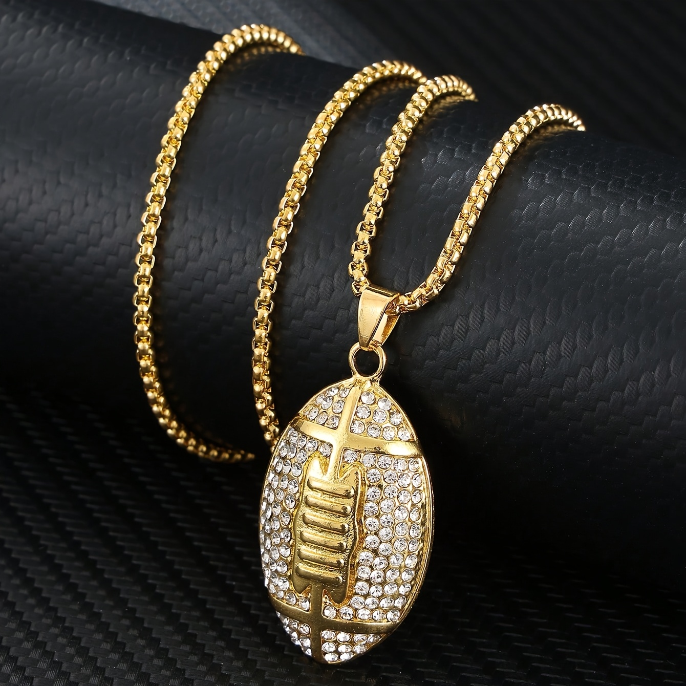 TEMU A Hip-hop Hiphop Jewelry Alloy -plated Personalized Pendant Necklace