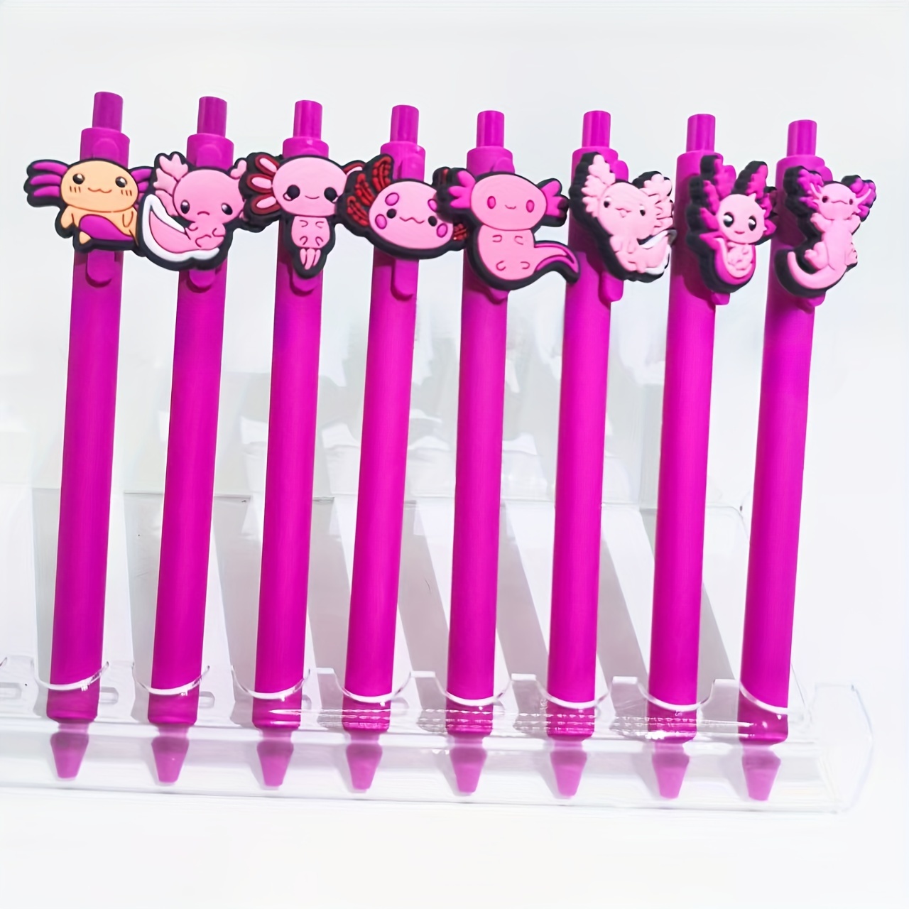 Niedlicher Gelstift Mit Cartoon-Design – Flüssigsand & Pailletten, Rosa, 18,2 Cm