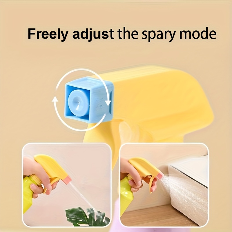 1pc 500ml dopamine hand press fine mist spray bottle watering can household cleaner disinfectant dispenser hair styling hydration spray bottle plastic water spray bottle Product details 1
