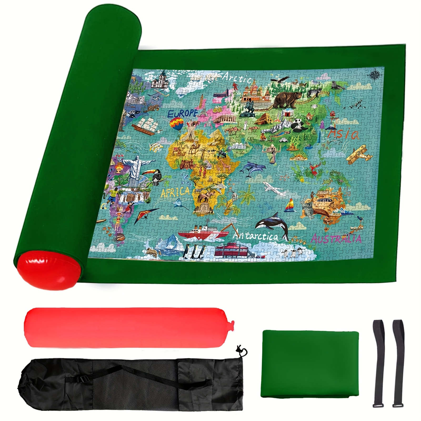 

- Roll-up Mat - Pad For Jigsaw , Protects & Organizes Up To 1000pcs