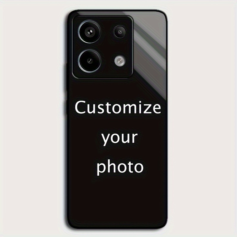 TEMU Coque de téléphone - Coque de téléphone avec photo à motif personnalisé pour Xiaomi Redmi Note 14Pro Note14/Note13/Note13Pro/4G/5G, coque DIY