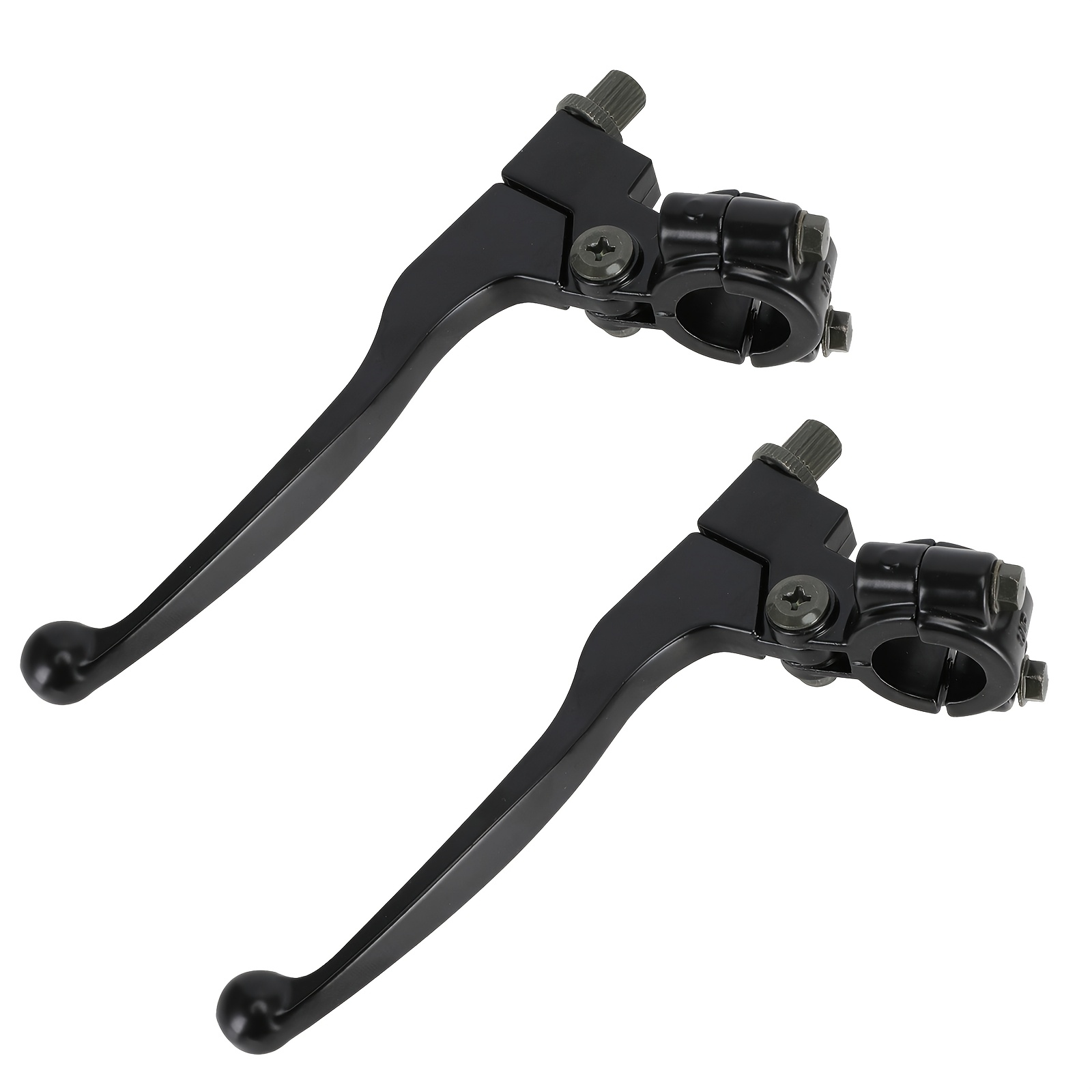 TEMU 2pcs Dirt Bike 22mm 7/8" Universal Clutch Brake Handle Levers Perch For Crf50 Crf70 Crf80 Crf100 Crf150 Xr80 Ct100u Ct200u
