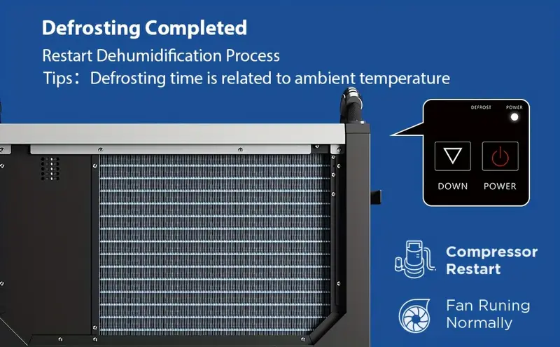 113 pint   dehumidifier with water pump and hose covers up to 3 000 sq ft Product details 6