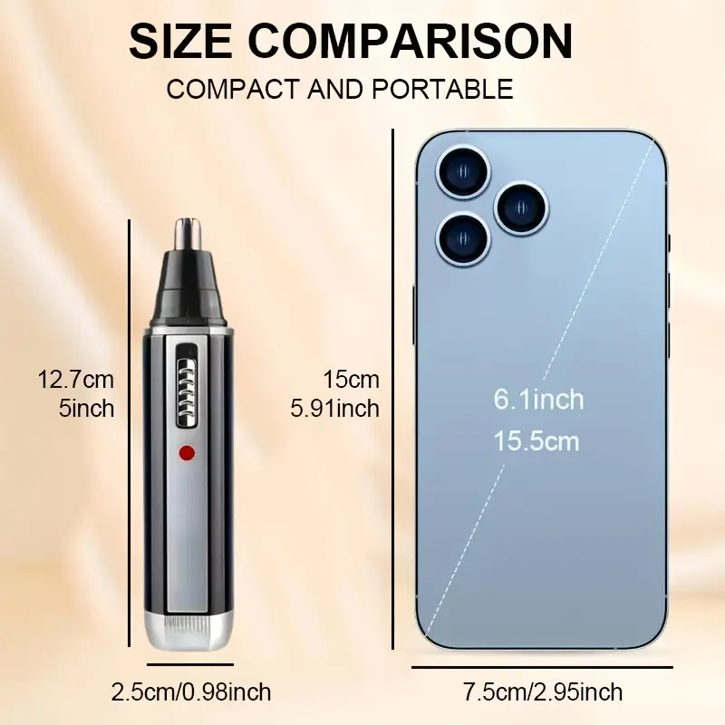 4 in 1 mens grooming kit with nose ear eyebrow and mustache trimmer rechargeable multi purpose hair removal eyebrow shaper mustache styler personal electric shaver usb charging durable easy clean gifts for men fathers day gift Product details 3