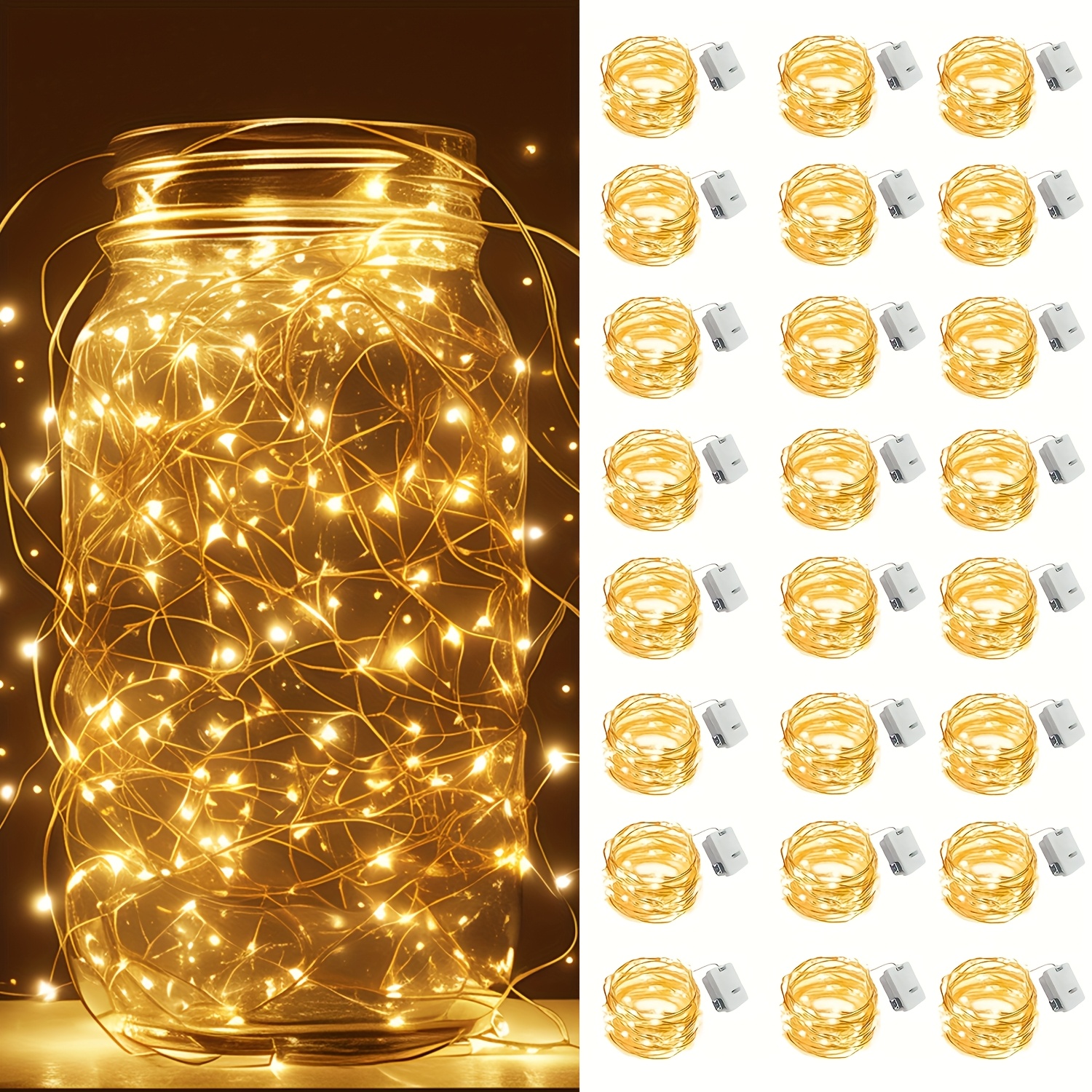 30 pack batteridrivna fe ljus 20 led fairy string lights - Temu Sweden