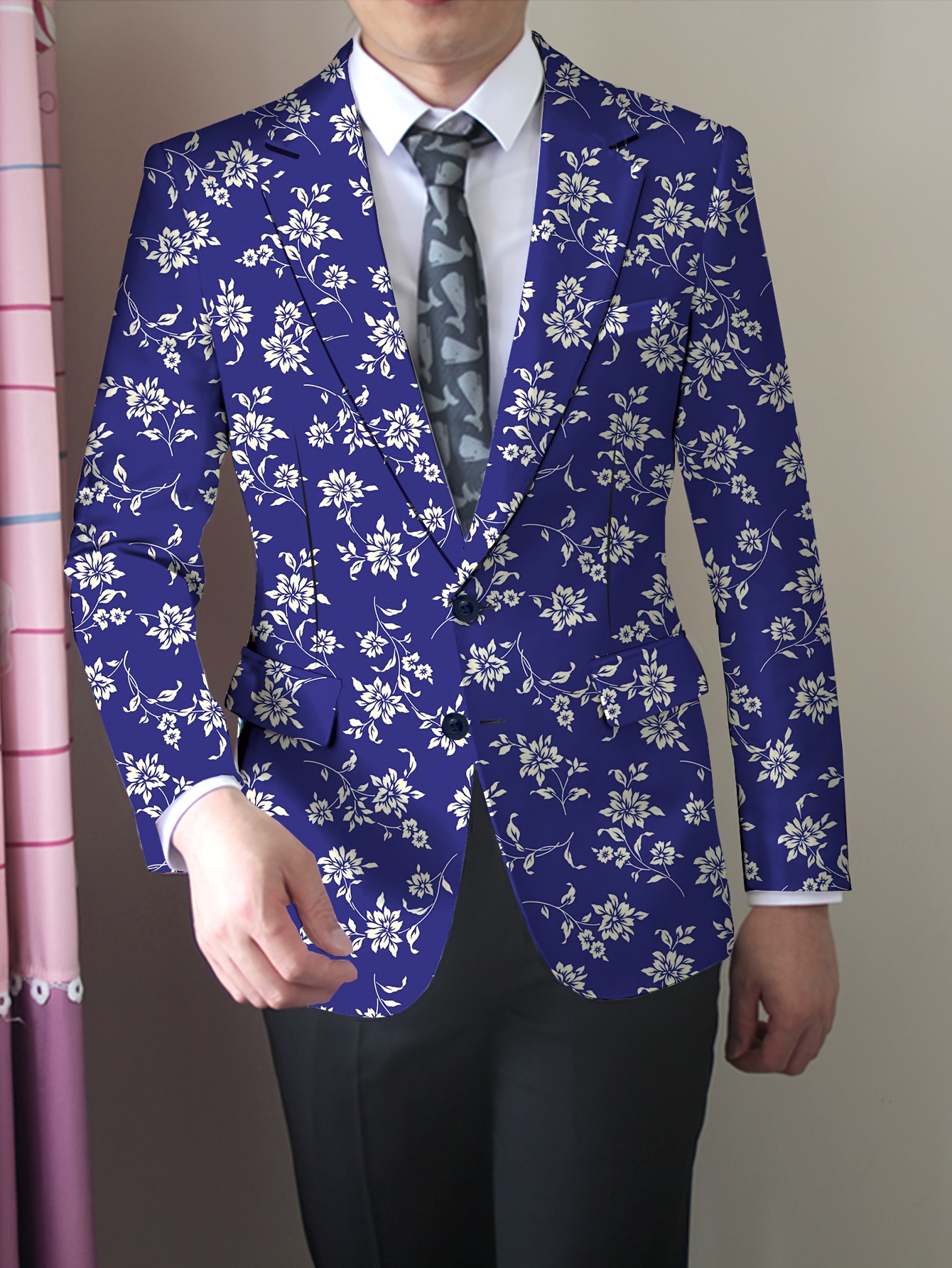 moda hombre diseño flores traje elegante solo Temu Guatemala