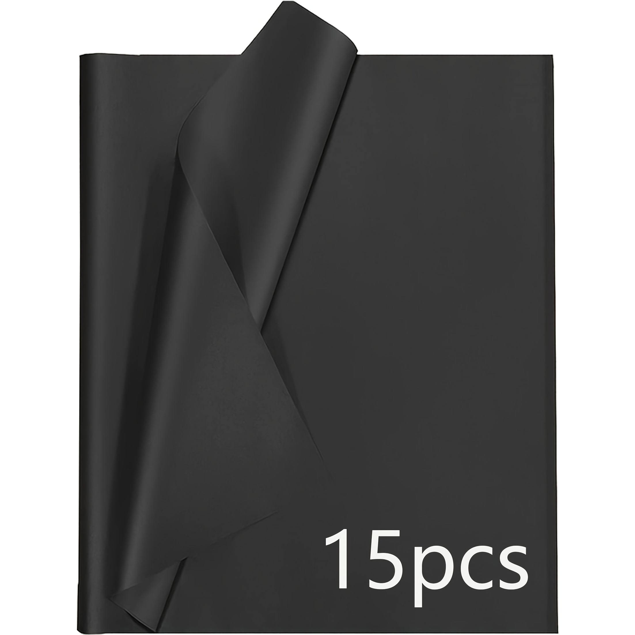 Black Tissue Paper 50.8cmx35.56cm Fantasy Design For Gift Wrapping, Flower Bouquets, Weddings, Birthdays, Parties & Holiday Decorations, Wedding Decoration | Sleek Texture |