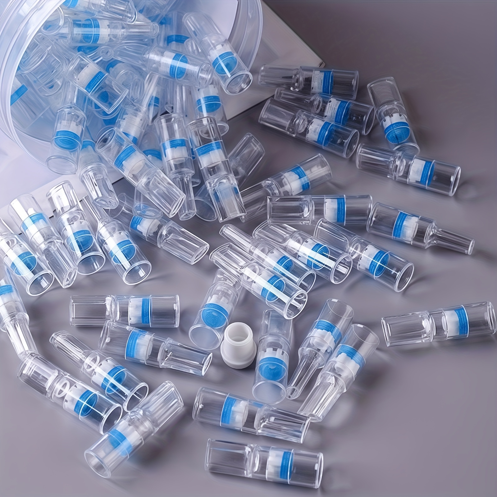 elementbilde 100-pakning med engangs sigarettfiltre | tjære- og nikotinreduserende   sigaretttupp, bærbart tobakkfilterverktøy