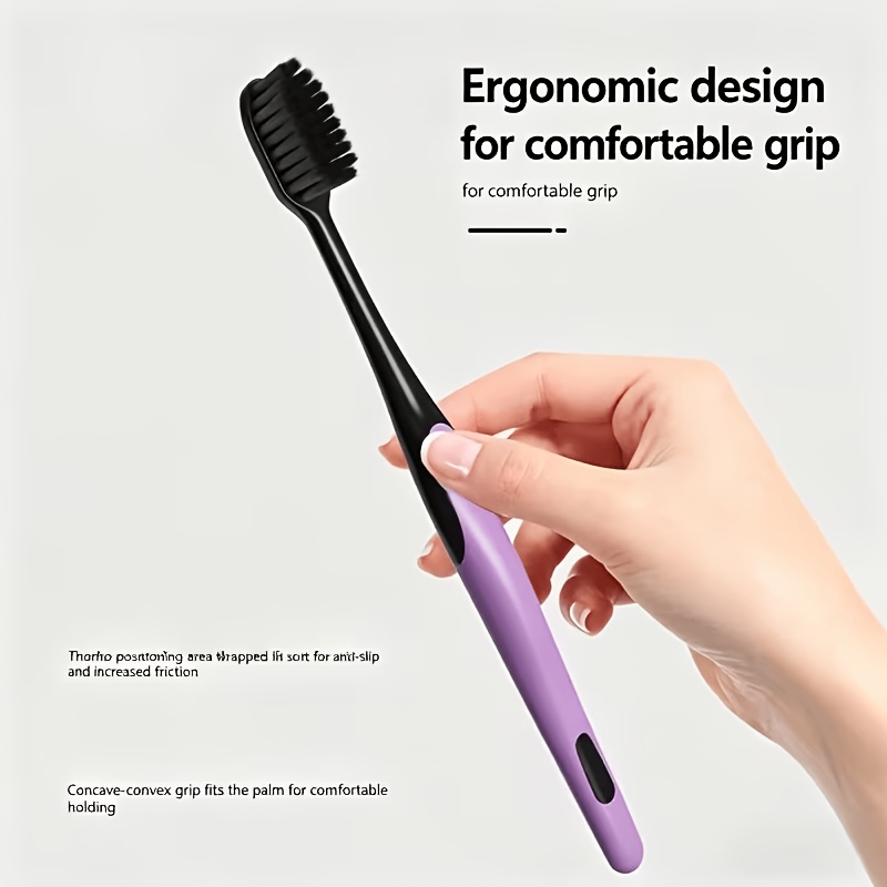 Soft Bristle Cleaning Toothbrush Set, Random Colors