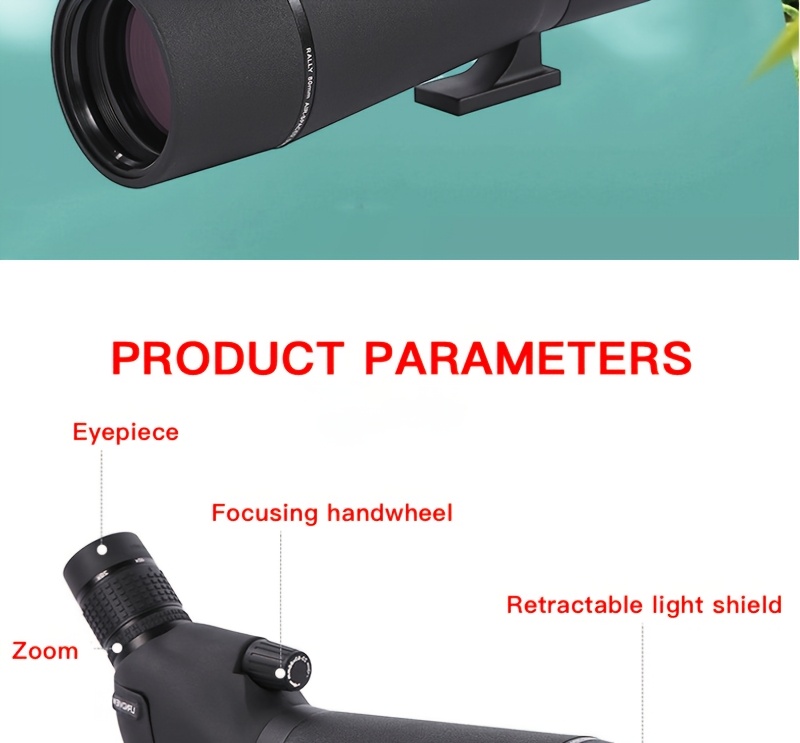 scope high definition wide field of view bird watching   shooting details 1