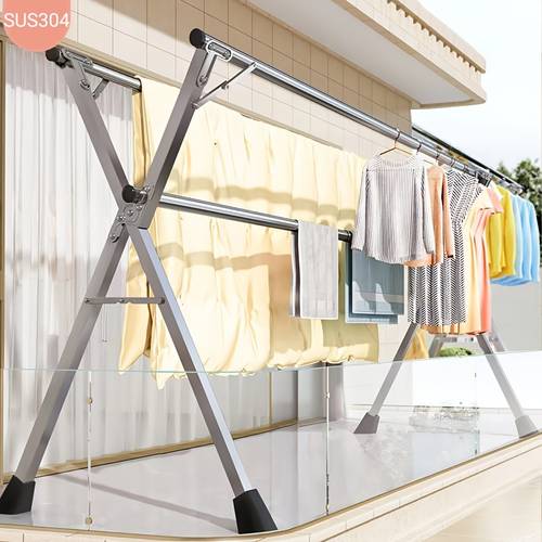 item picture foldable stainless steel drying rack suitable for indoor and outdoor use durable compact drying rack your multi functional hanger providing space saving storage and decoration drying racks