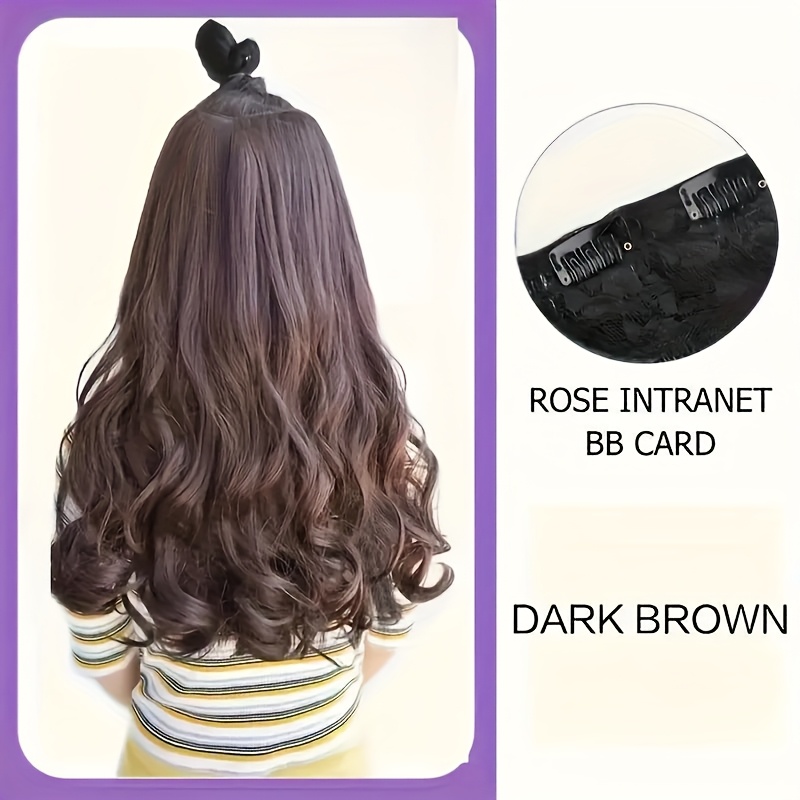 Image of Women' Hair Extensions - Romantic Long Curly Wigs With Design