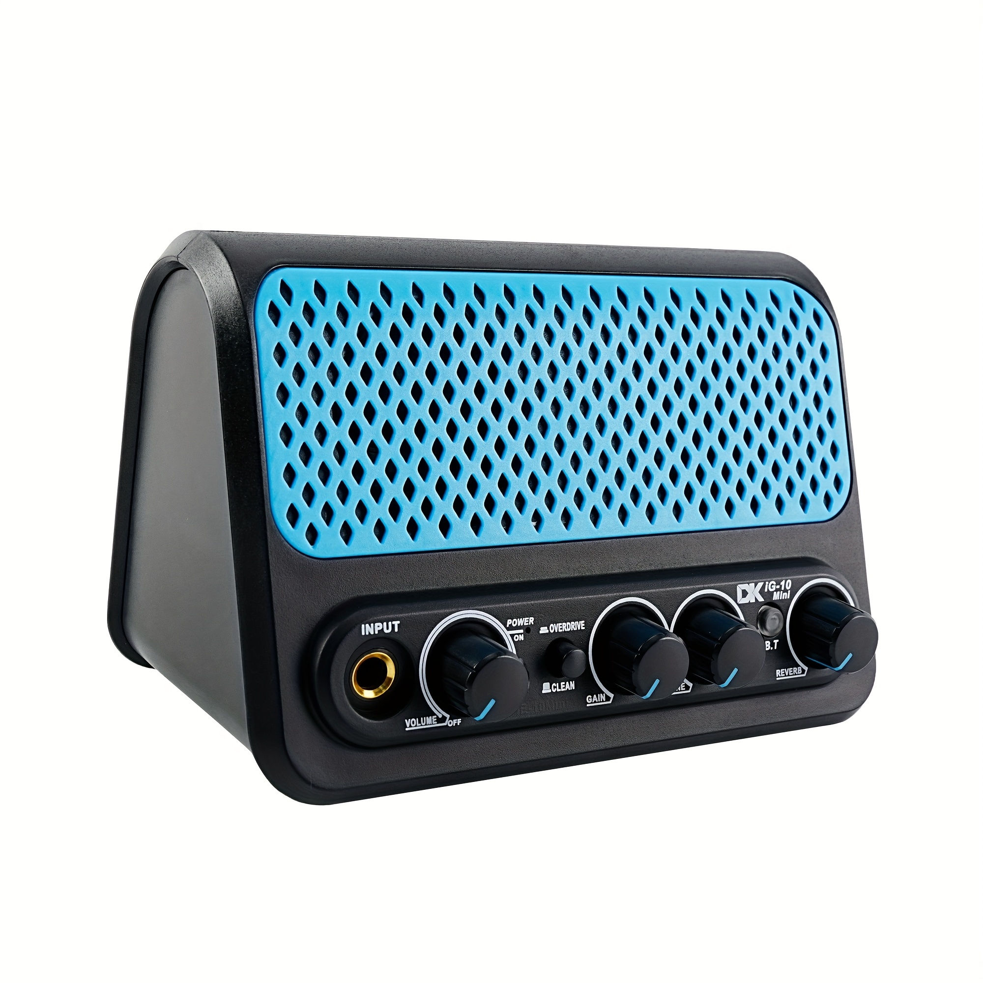 portable guitar amp 10w mini guitar amplifier lightweight all in one speaker with aux in jack multi effects clean   type c port charging lithium polymer battery