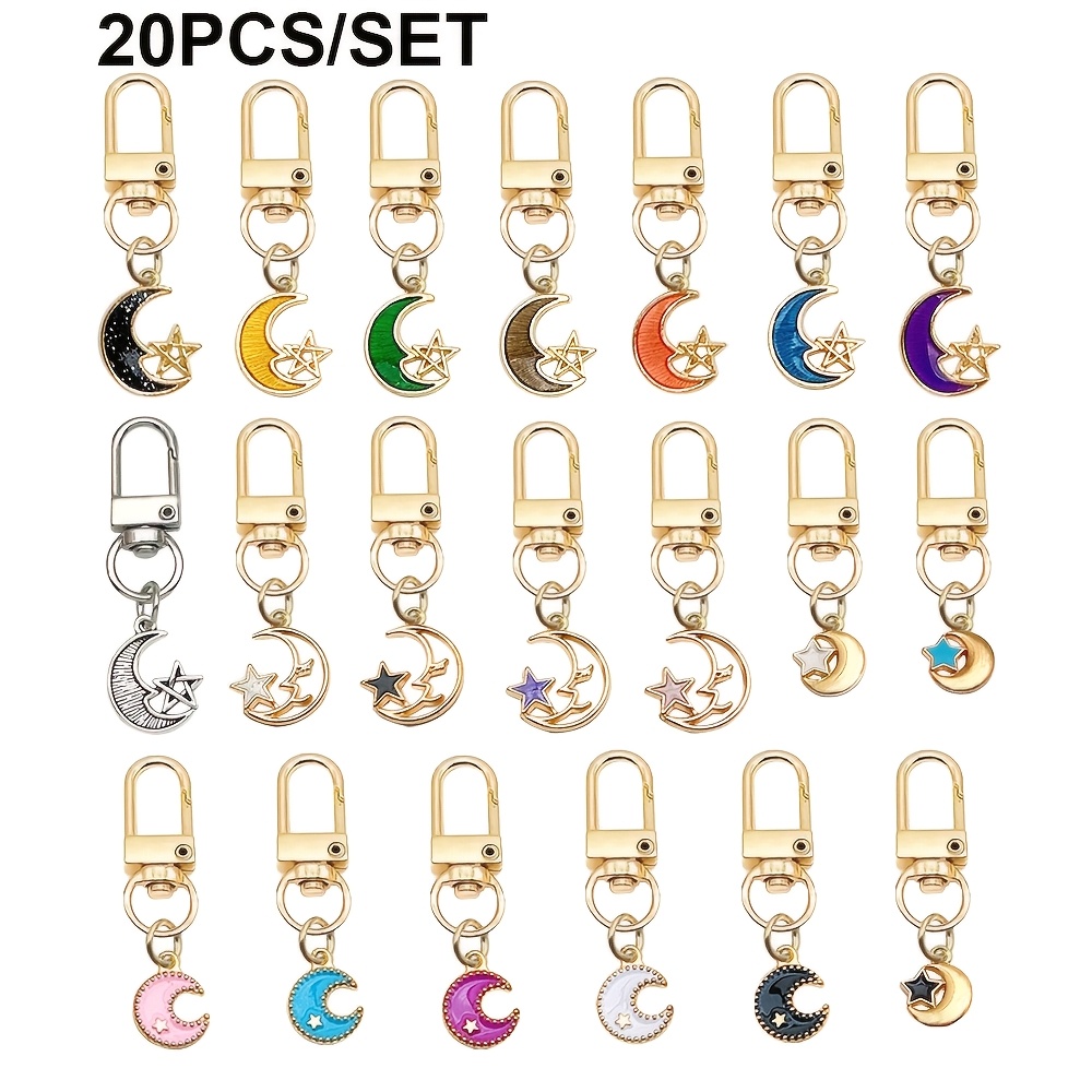 

A Set Of 20 Star And Moon Keychains, Diverse And , A Hot-selling Key Chain For Ramadan In , A Gift To Give To Ramadan