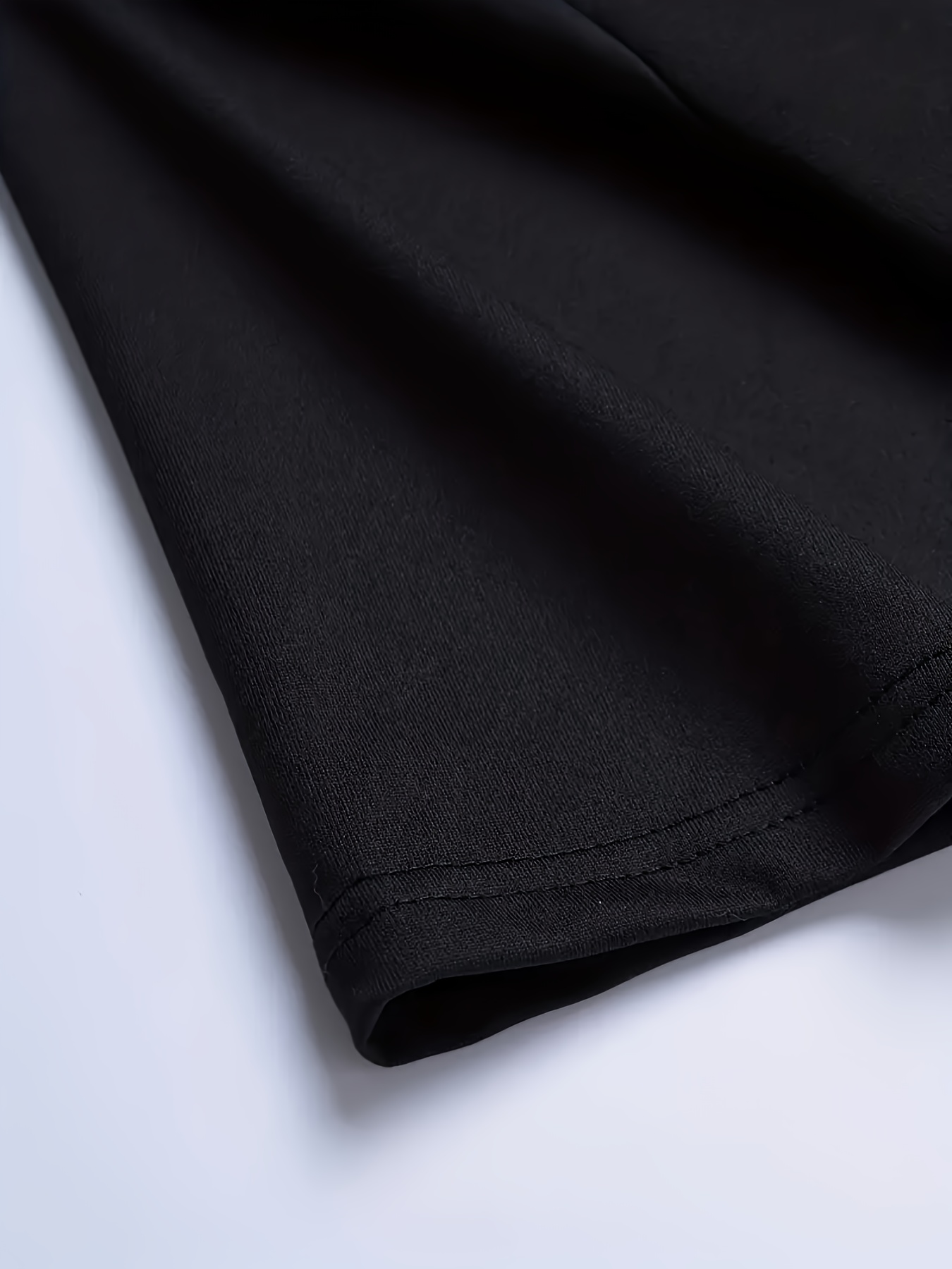 mens plus size casual t shirt with geometric black polyester knit stretch short sleeve perfect gift for casual wear geometric horse pattern stretch size details 9
