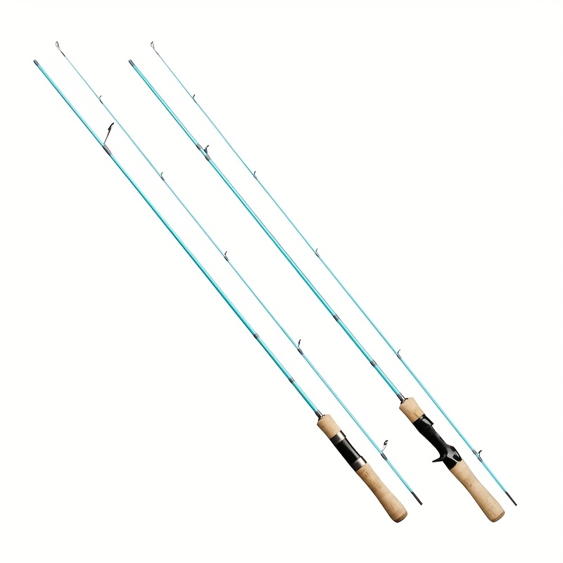 single rod micro baitcasting rod solid tip     options for   straight grip lengths of 4 43 4 92 5 51 5 91 feet blue color