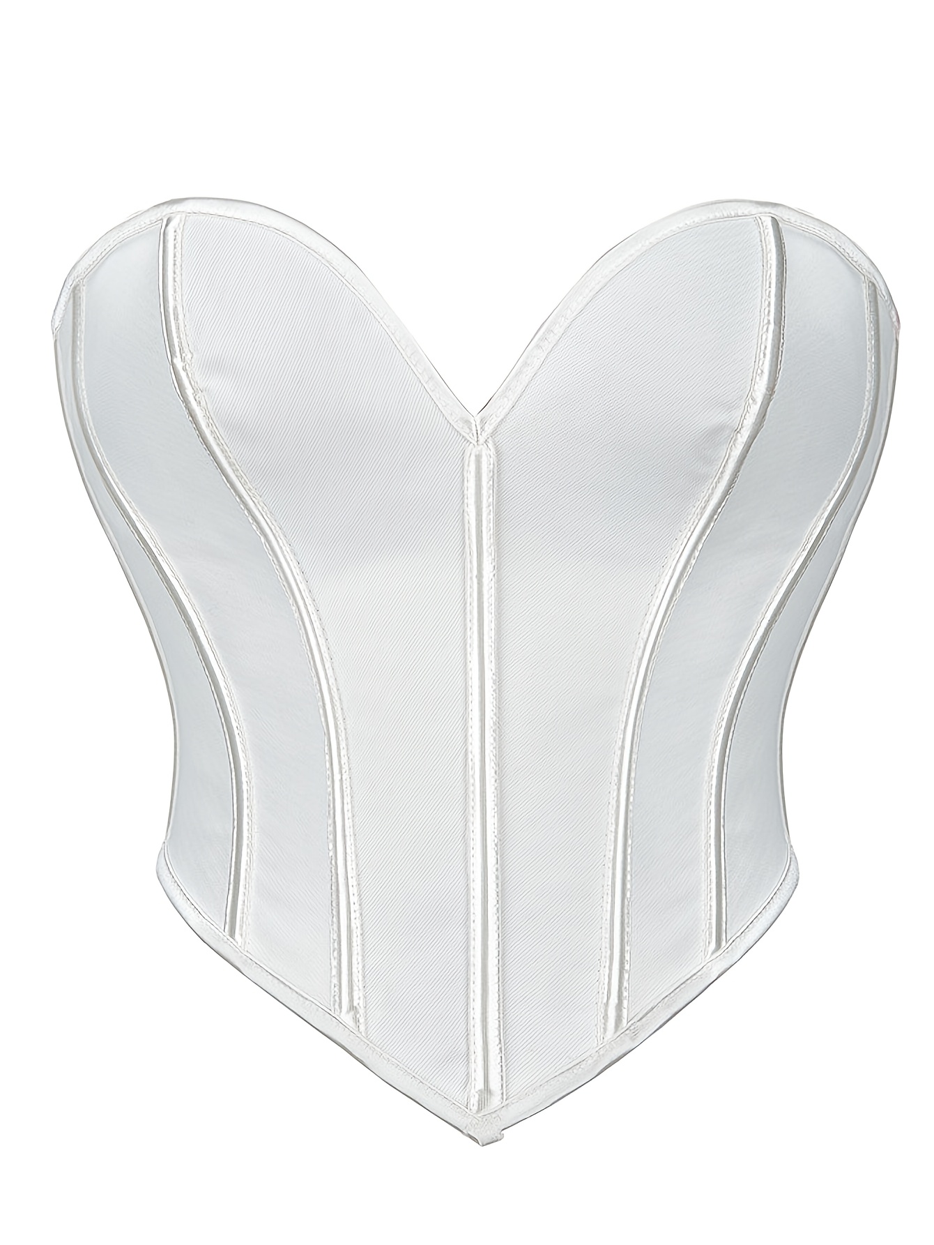 womens tight fitting corset court corset fishbone corset backless strapless and tied waist corset