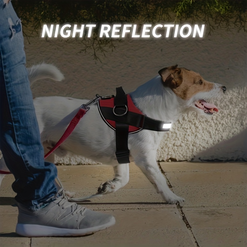 No-Pull Reflective Dog Harness, Breathable Adjustable Vest with Handle