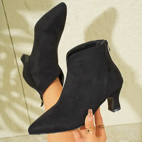 2025 Autumn And Winter * High Heel Ankle Boots Women'S Stiletto Pointed Chelsea Boots Cross-Border Fashion Women'S Shoes European And American Station, Women Shoes 2025 Autumn And Winter * High Heel Ankle Boots Women'S Stiletto Pointed Chelsea Boots Cross-Border Fashion Women'S Shoes European And American Station, Women Shoes