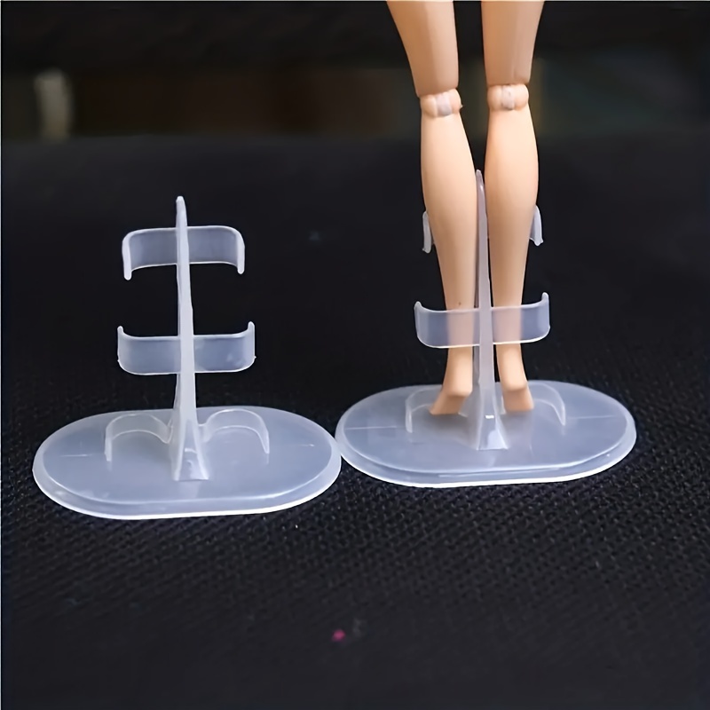 

5/10pcs Doll Stand Adjustable Card Waist Stand Vertical Display Stand Fixed Stand Suitable For Room Office Decoration, Day New Year Easter Gift