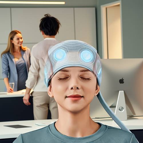 air compression electric head massager wireless portable daily relaxing head massage device without tight universal for men and women ideal gift for festivals