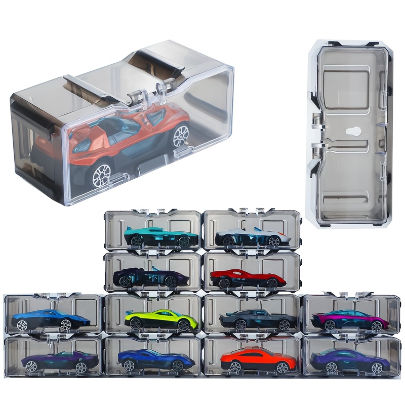 estuche organizador de exhibición para   de  , 20/40 piezas, vitrina transparente a prueba de polvo, para coche, para   y   de almacenamiento