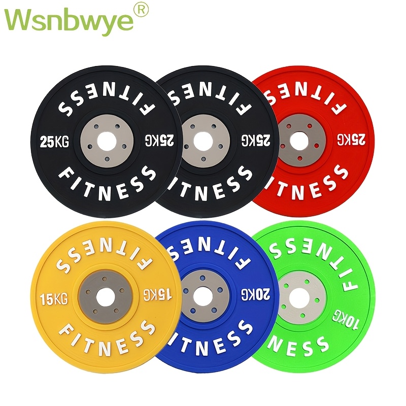 TEMU 6pcs Set Wsnbwye Dopamine Color Scheme Sporty Style Barbell Weight Plate Coasters, Fitness-themed Non-slip Durable And Convenient Practical Cup