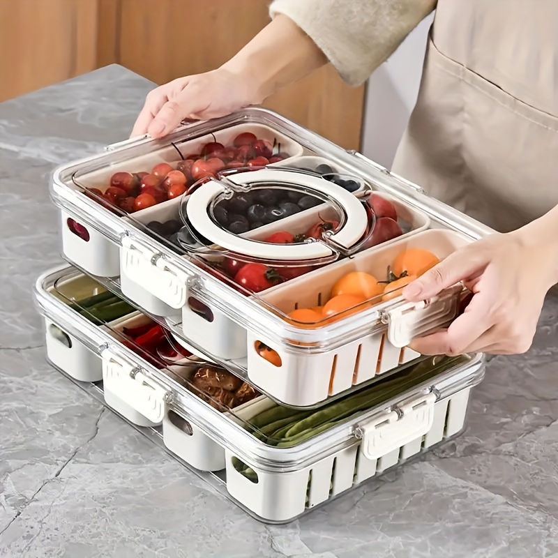 1pc Transparent Sealed Cans Food Storage Container Plastic - Temu