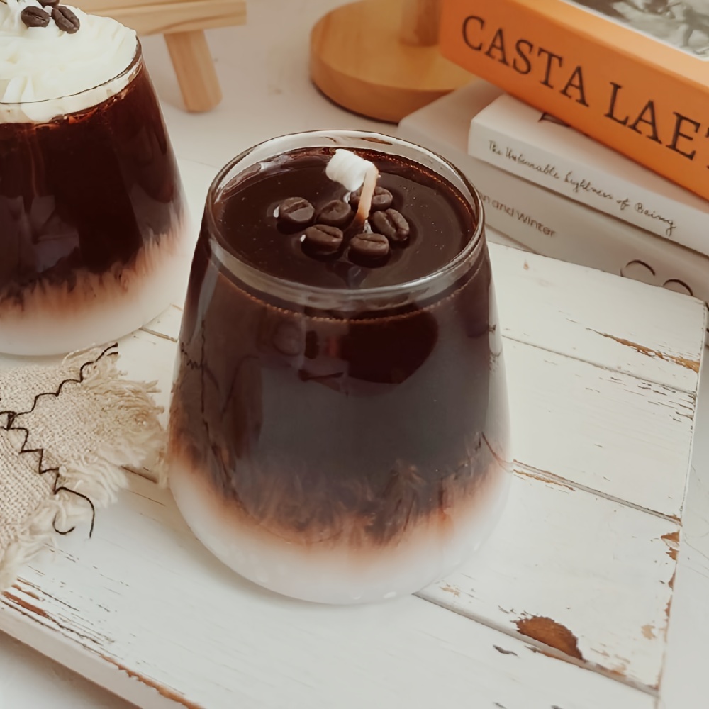 

Coffee Ice American +coffee Beans Real Aromatherapy Candle Shooting Props With Hand Gifts, Glass Cups, Jelly Wax Gifts, Strong Aroma Aromatherapy Candles