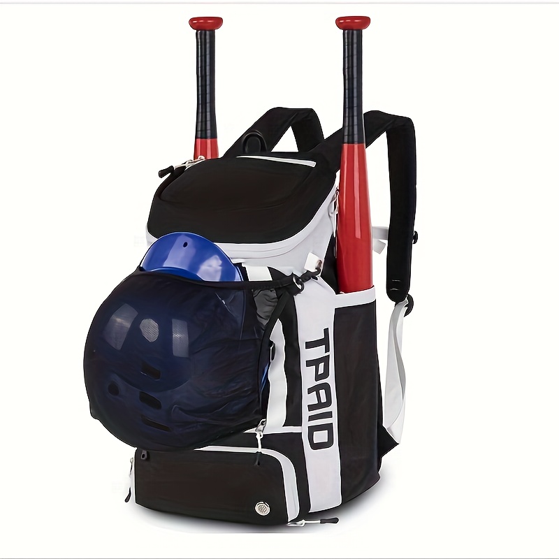 

Baseball Backpack Large Capacity Softball Bag With Shoes Compartment And Fence Hook, Lightweight Baseball Equipment Bag Holds Bats, Helmets, Gloves, Hats, Clothes, Shoes