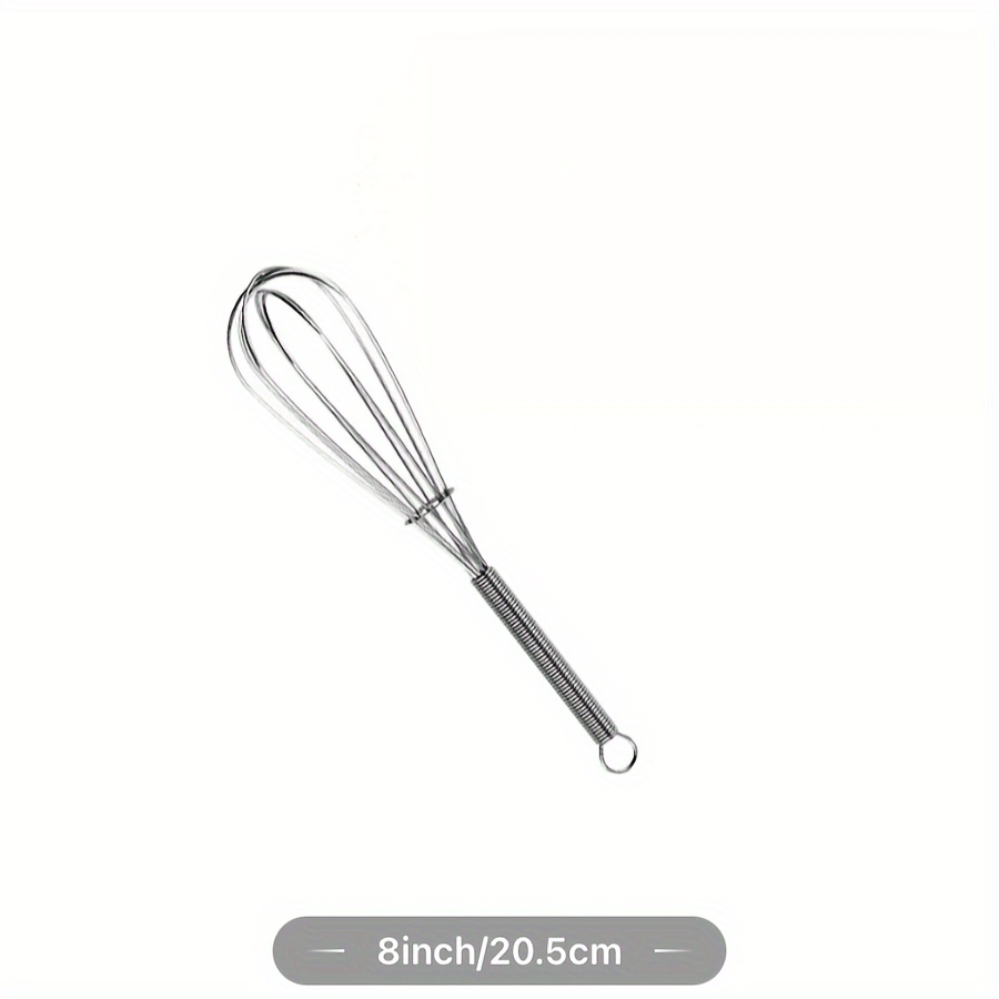 Image of Mini Stainless Steel Whisk - Effortless Mixing Wizard - Durable Blender & Beater For Baking, Stirring And Whisking - Versatile Kitchen Gadgets (1pc/2pcs Set)